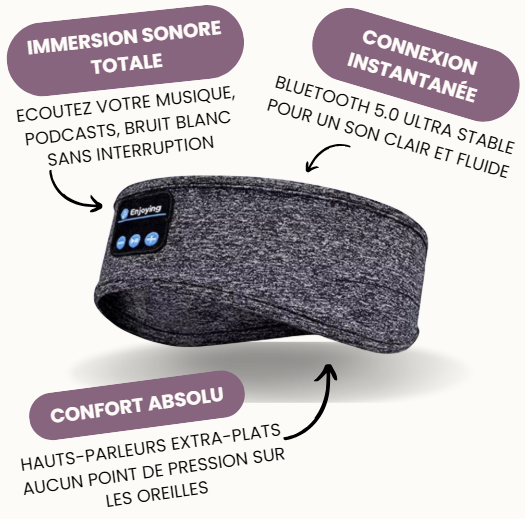 Bandeau Douillet Bluetooth